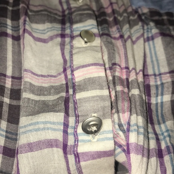 Plaid jean shirt - Picture 3 of 5